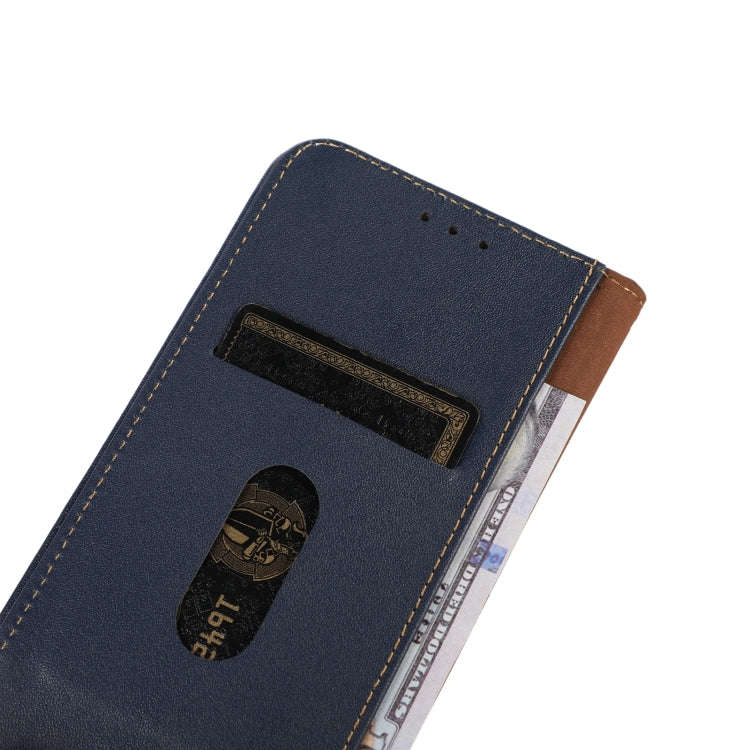 For Sony Xperia 10 VI KHAZNEH Nappa Top Layer Cowhide Leather Phone Case(Blue)
