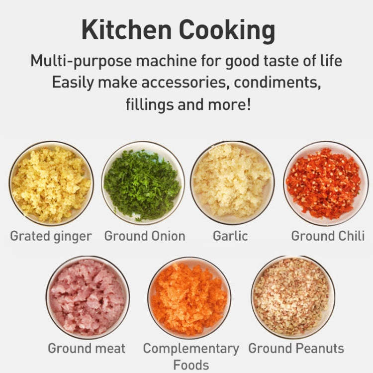 Household Multi-function Kitchen Garlic Device Manual Pull Pounding Garlic(Random Color Delivery)
