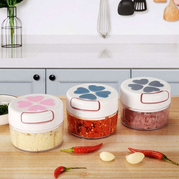 Household Multi-function Kitchen Garlic Device Manual Pull Pounding Garlic(Random Color Delivery)