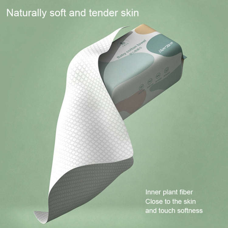 Baby Cotton Soft Towel Wet & Dry Dual Use Disposable Face Towel, Specification: 100pcs / Pack