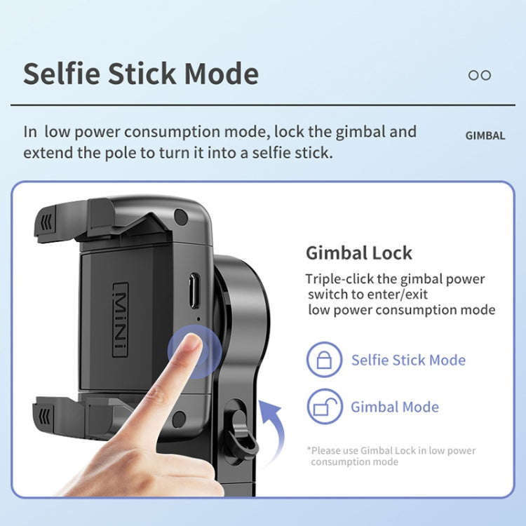 Q18 Desktop Intelligent Tracking Gimbal Stabilizer Multi-function Fill Light Selfie Stick(Black)