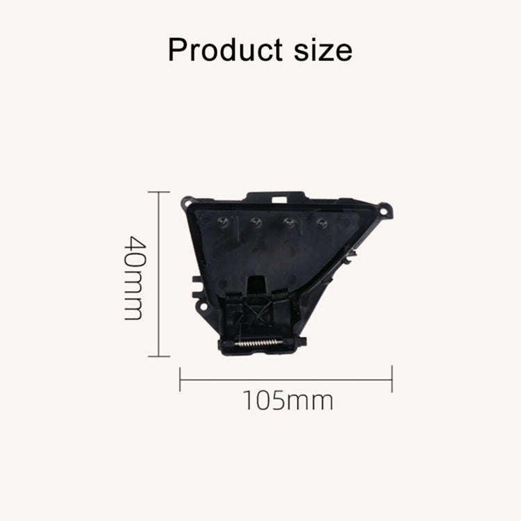 For BMW 7 Series G12 Car Rear Door Ashtray Cover Ashtray Assembly, Style:Ashtray(Left Side)