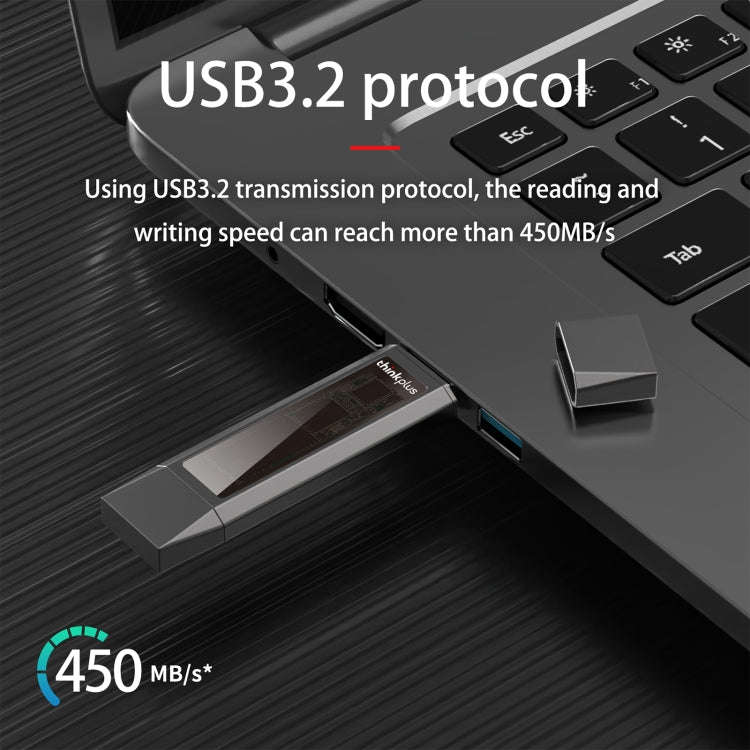Lenovo TU203 Dual Interface Solid State USB Flash Drive, Capacity:1TB