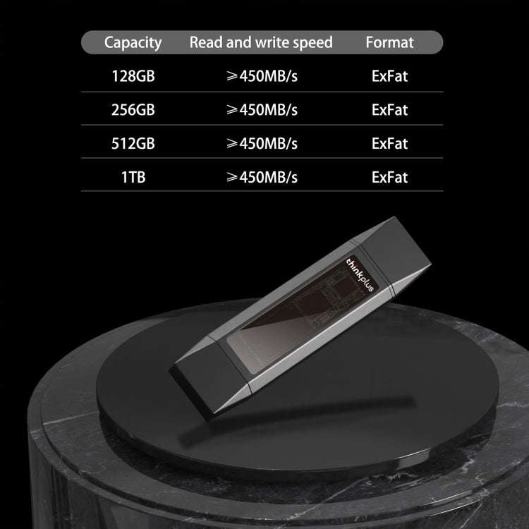 Lenovo TU203 Dual Interface Solid State USB Flash Drive, Capacity:256GB