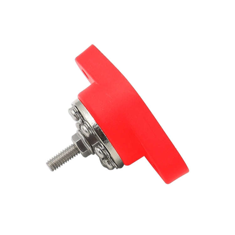 5/16 inch M8 RV Yacht 8-way Terminal Stud with 2pcs M5x20 Screws(Red)