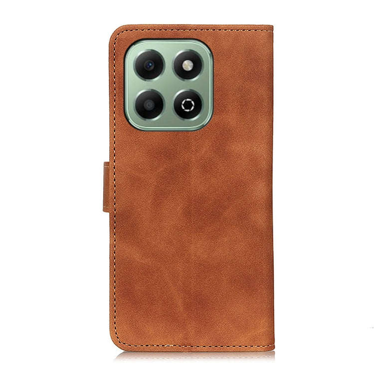 For Honor X6b KHAZNEH Retro Texture Flip Leather Phone Case(Brown)
