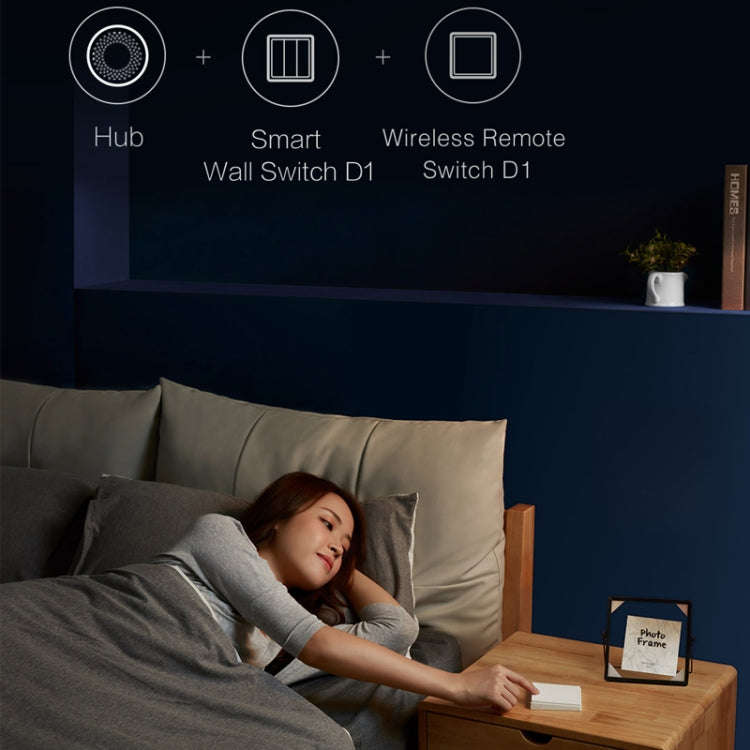 Original Xiaomi Youpin Aqara Smart Wall Switch D1, Zero FireWire Three Button Version
