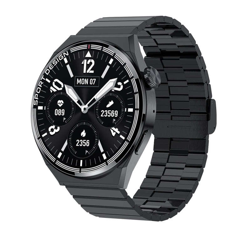 HDT MAX 1.60 inch Black Dial Bamboo Steel Band IP68 Waterproof Smart Watch Support Bluetooth Call...