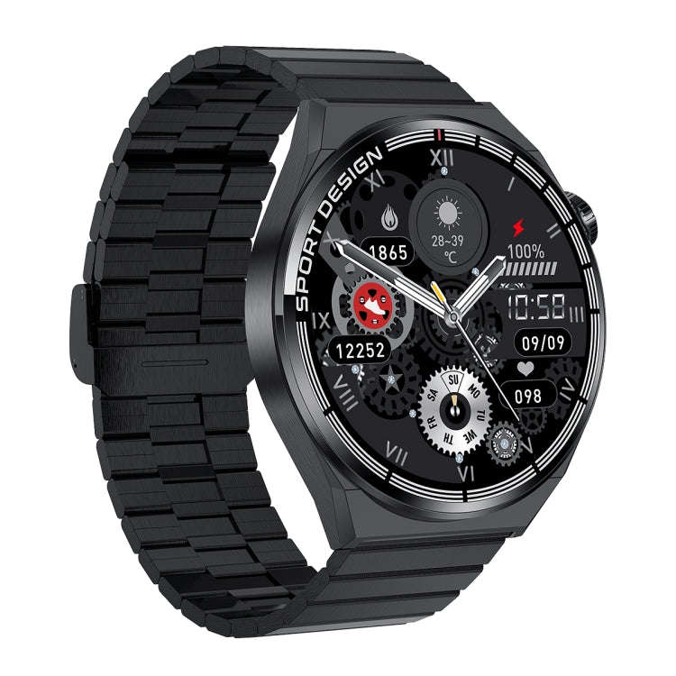 HDT MAX 1.60 inch Black Dial Bamboo Steel Band IP68 Waterproof Smart Watch Support Bluetooth Call...