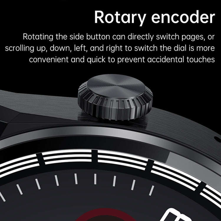 HDT MAX 1.60 inch Black Dial Milan Steel Band IP68 Waterproof Smart Watch Support Bluetooth Call(...
