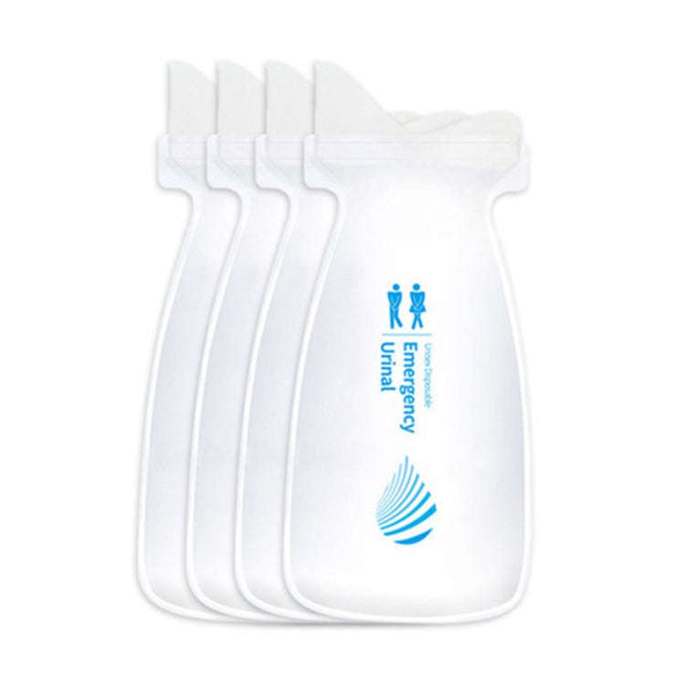4pcs / Set Vehicle Emergency Urine Bags Unisex Disposable Portable Toilet 700ml