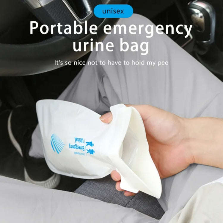 4pcs / Set Vehicle Emergency Urine Bags Unisex Disposable Portable Toilet 700ml