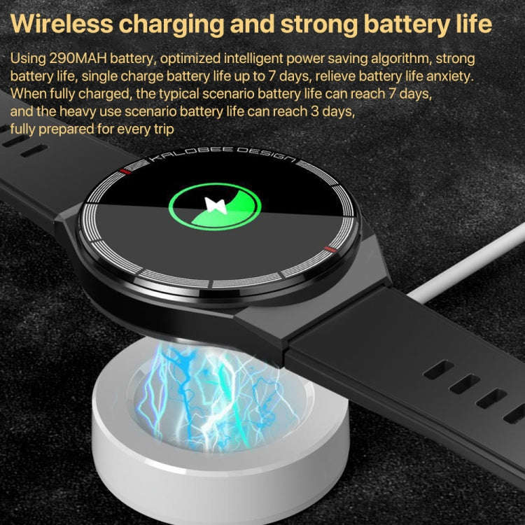 1.3 inch Bamboo Steel Band IP68 Waterproof Smart Watch Support Bluetooth Call(Silver)