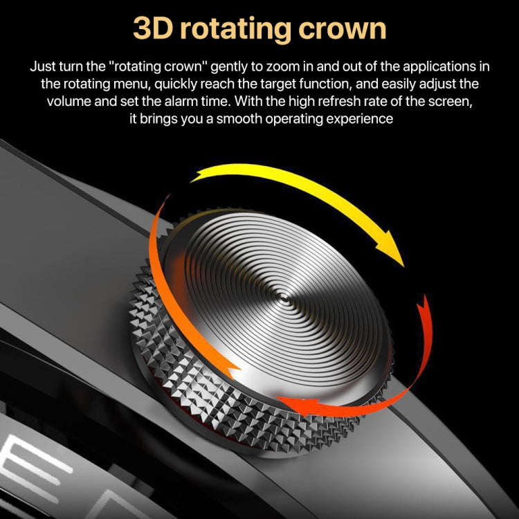 1.3 inch Bamboo Steel Band IP68 Waterproof Smart Watch Support Bluetooth Call(Silver)