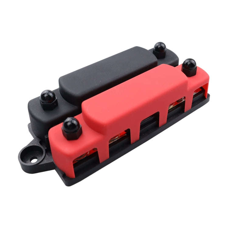 CP-4127 RV / Yacht M8 4-stud Double Row Busbar(Red Black)