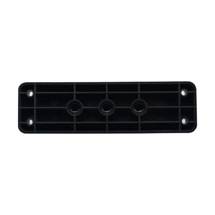 RV 600A High Current Busbar 4-way Straight M10 Wiring Studs(Black)