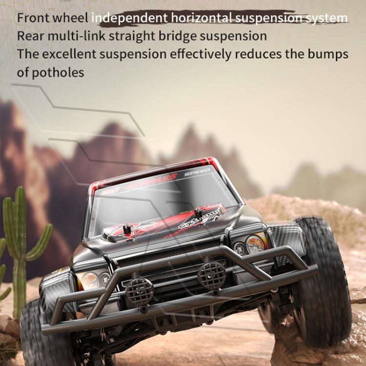 JJR/C Q39B 2.4G Four-wheel Drive High-speed Climbing Carbon Brush Motor RC Jeep(Orange)