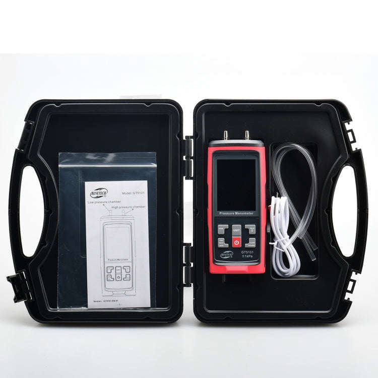 BENETECH GT5101 LCD Display Differential Pressure Meter, Specification:2KPa