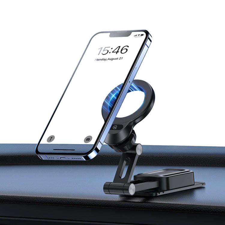 USAMS US-ZJ076 Magnetic Car Center Console Phone Holder(Black)