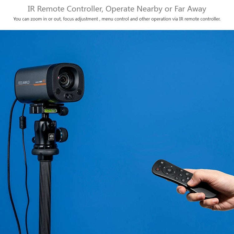 FEELWORLD HV10X Professional Streaming Camera Full HD 1080P 60fps USB 3.0 HDMI(EU Plug)