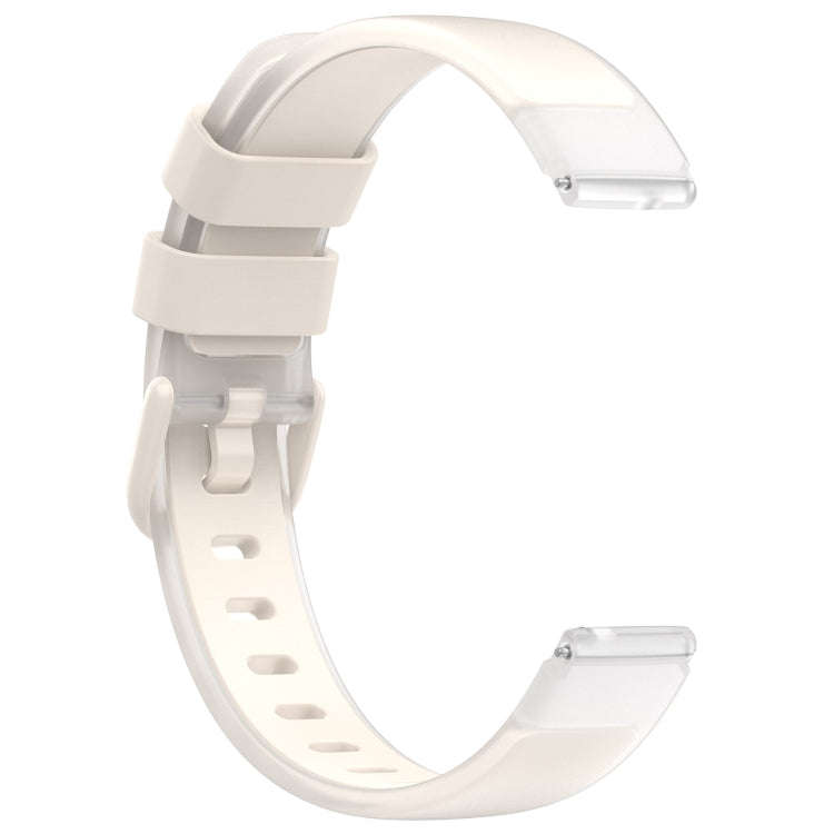 12mm Universal Two Color Transparent Silicone Watch Band(Starlight Color)