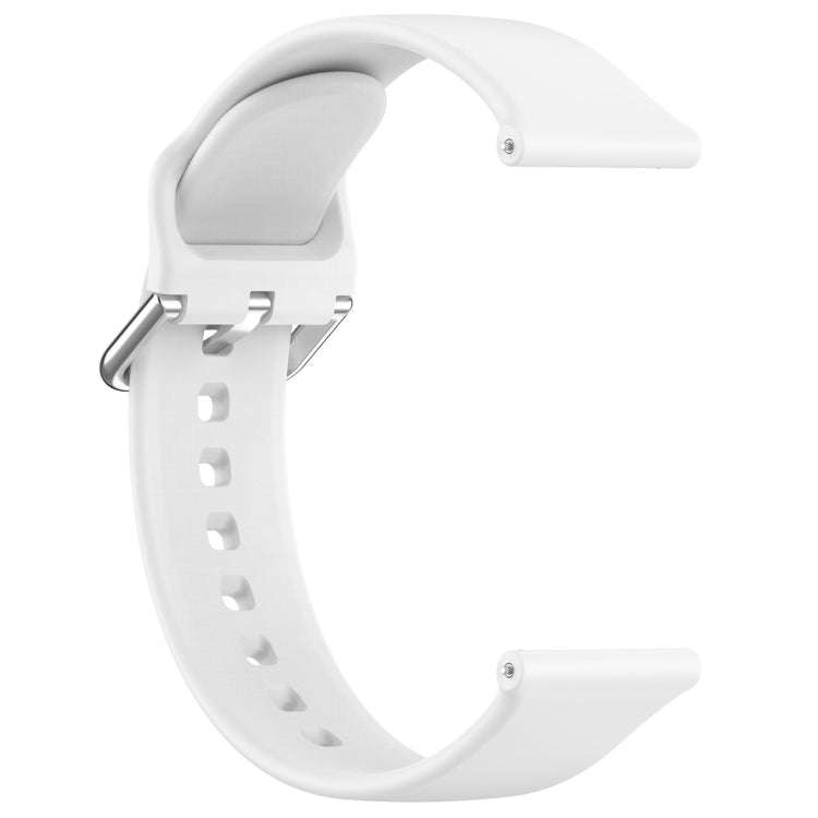 24mm Universal Small Waist Silicone Watch Band(White)