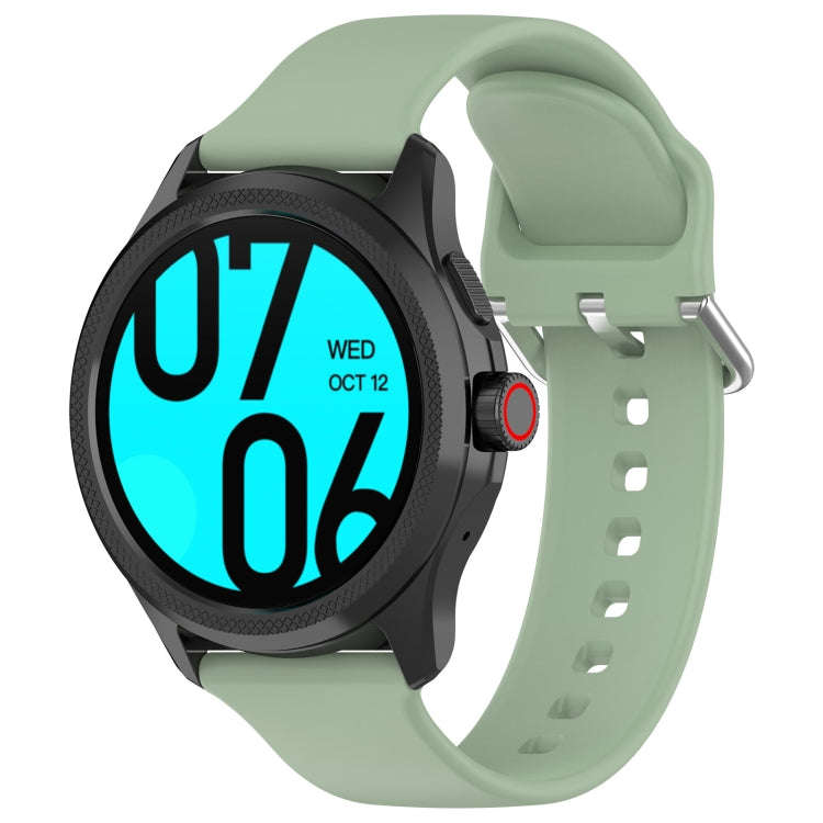 24mm Universal Small Waist Silicone Watch Band(Green)