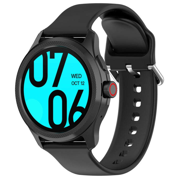 24mm Universal Small Waist Silicone Watch Band(Black)