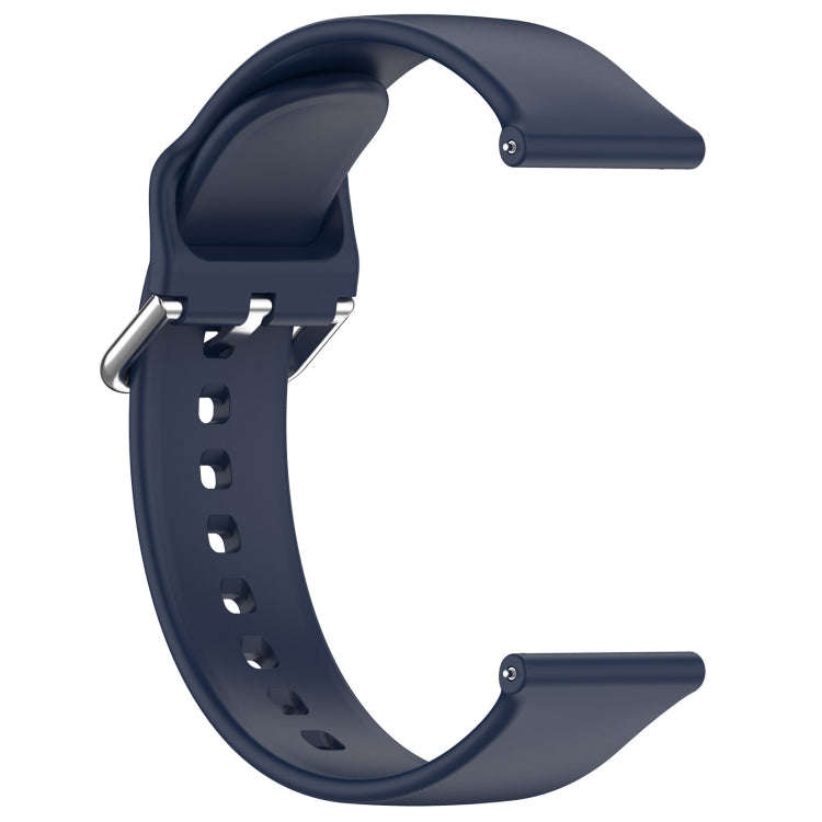 24mm Universal Small Waist Silicone Watch Band(Midnight Blue)