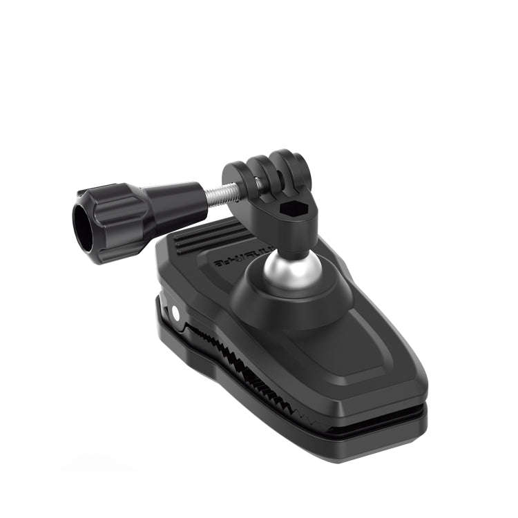 Sunnylife 360 Degree Rotation Swivel Backpack Clip Magnetic Suction Action Camera Mount(Black)