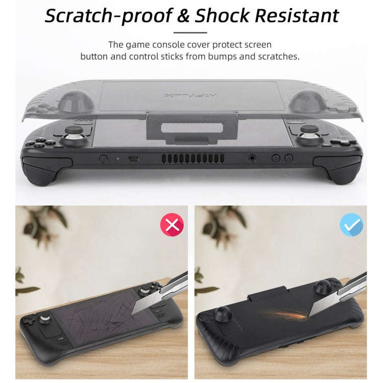 For Steam Deck Hifylux 3 in 1 Gaming Console Protector Guard Monitor Cover Sun Hood Kickstand Hol...