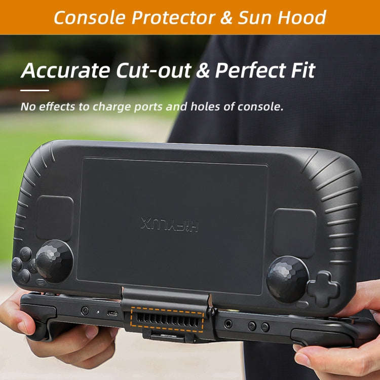 For Steam Deck Hifylux 3 in 1 Gaming Console Protector Guard Monitor Cover Sun Hood Kickstand Hol...