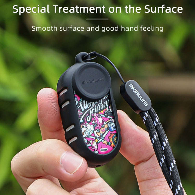 For Insta360 GO 3 Sunnylife Cooling Silicone Case Stickers Skin Wrap Lens Cover with Neck Strap(B...