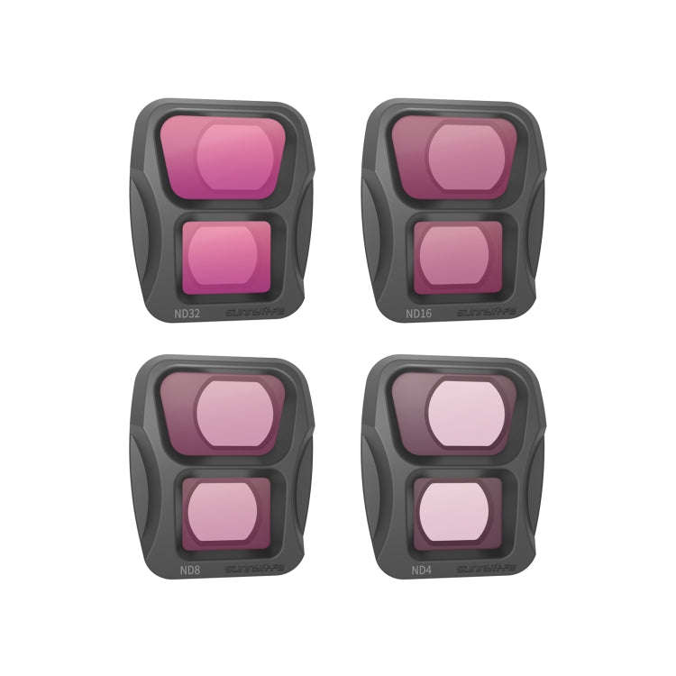 For DJI Air 3 Sunnylife Camera Lens Filter, Filter:4 in 1 ND4 ND8 ND16 ND32