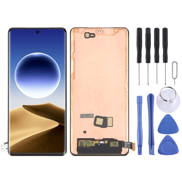 For OPPO Find X7 Ultra PHY110 Original AMOLED LCD Screen with Digitizer Full Assembly
