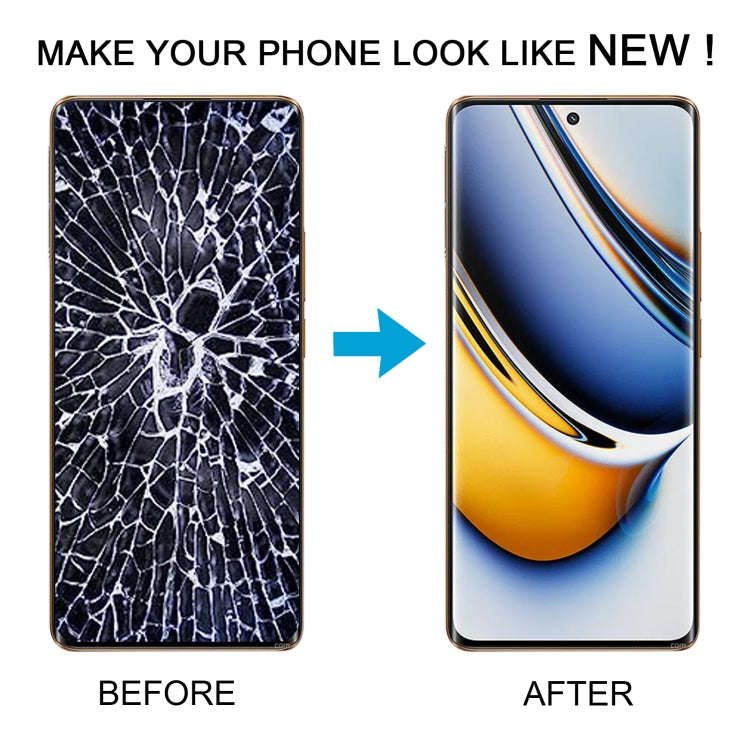 For Realme 11 Pro+ RMX3740 RMX3741 Original AMOLED LCD Screen with Digitizer Full Assembly