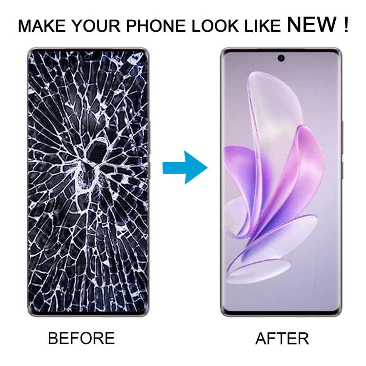 For vivo S17 Original AMOLED LCD Screen with Digitizer Full Assembly
