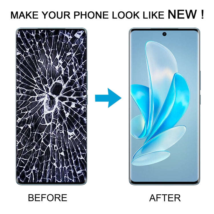 For vivo S17 Pro Original AMOLED LCD Screen with Digitizer Full Assembly