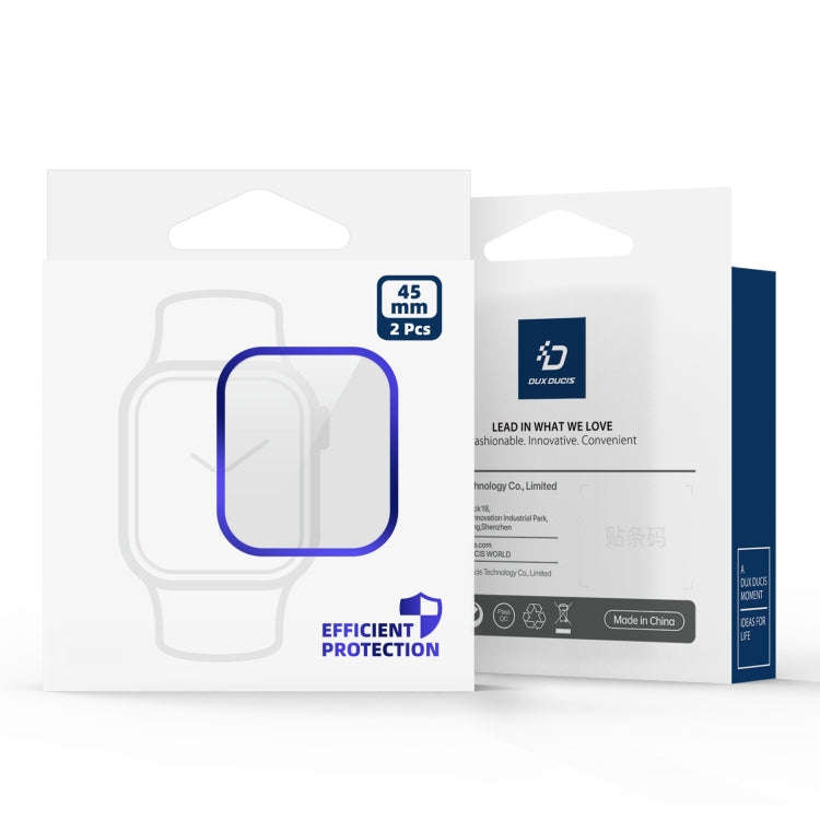 For Apple Watch Series 9 / 8 / 7 41mm DUX DUCIS Pmma Series 3D Surface Composite Soft Watch Film