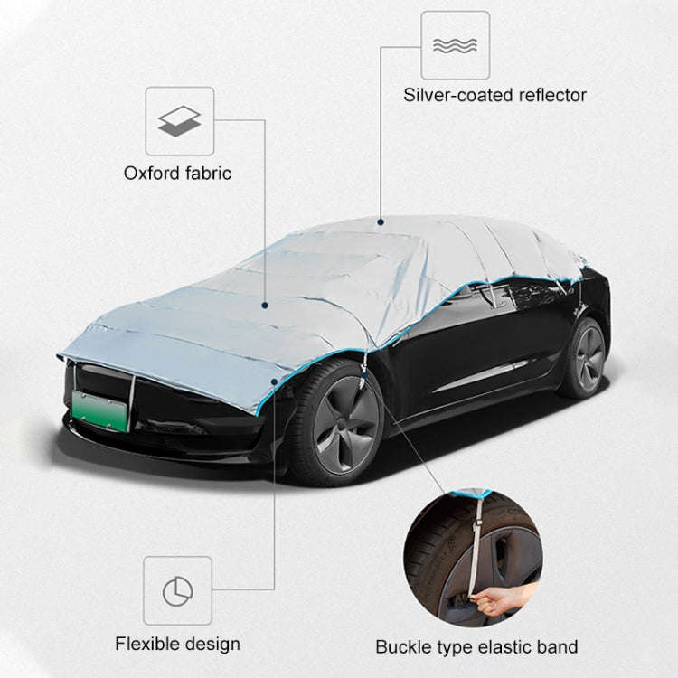 Automatic Retractable SUV Universal Sunshade Snow-proof Dust-proof Cover, Size:S