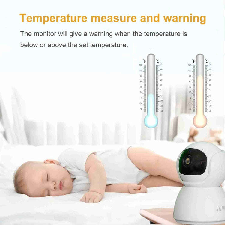 ABM700 5 inch Wireless Video Night Vision Baby Monitor Security Camera(US Plug)