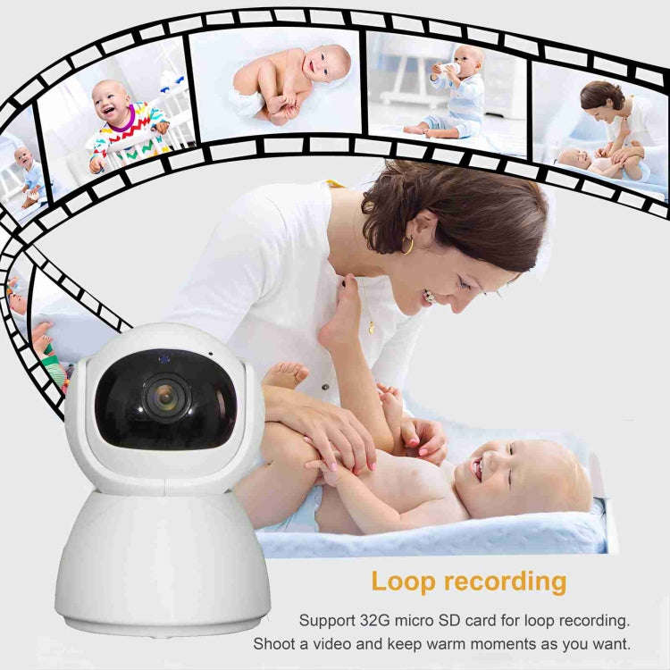 ABM700 5 inch Wireless Video Night Vision Baby Monitor Security Camera(EU Plug)
