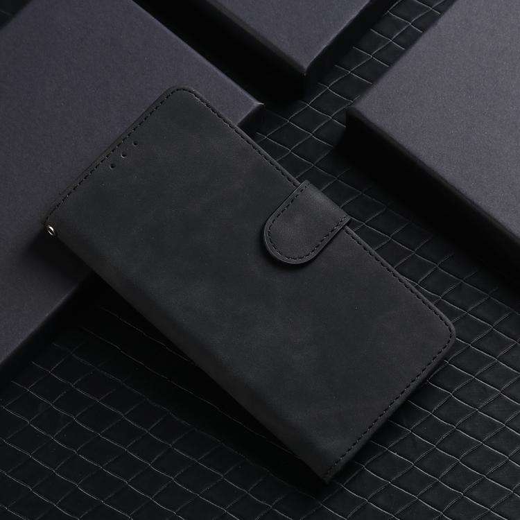 For Huawei Enjoy 80 Skin Feel Magnetic Flip Leather Phone Case(Black)