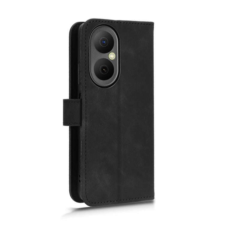 For Huawei Enjoy 80 Skin Feel Magnetic Flip Leather Phone Case(Black)