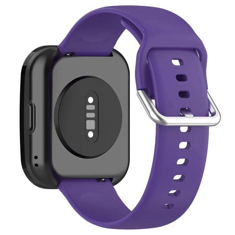 For Amazfit Bip 5 Silicone Watch Band, Size:S Size(Purple)