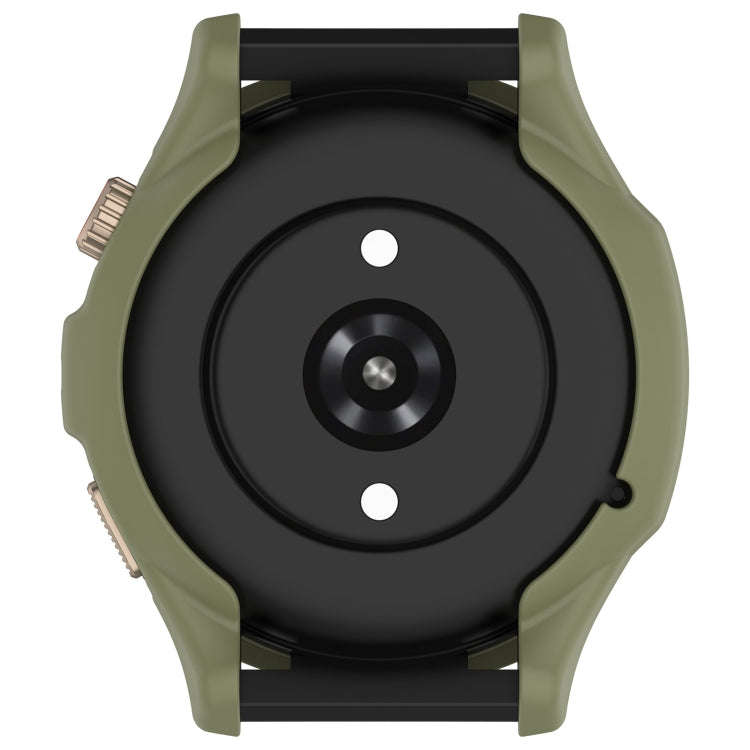 For Amazfit Cheetah / Cheetah Pro Armor Hollow Watch Protective Case(Jungle Green)