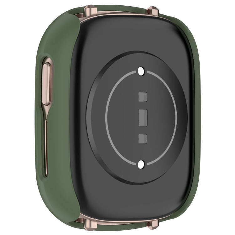 For Honor Watch 4 Half Coverage Hollow PC Watch Protective Case(Dark Green)