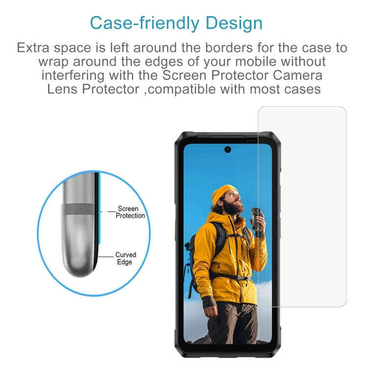 For Ulefone Armor 26 Ultra Walkie-Talkie 50pcs 0.26mm 9H 2.5D Tempered Glass Film