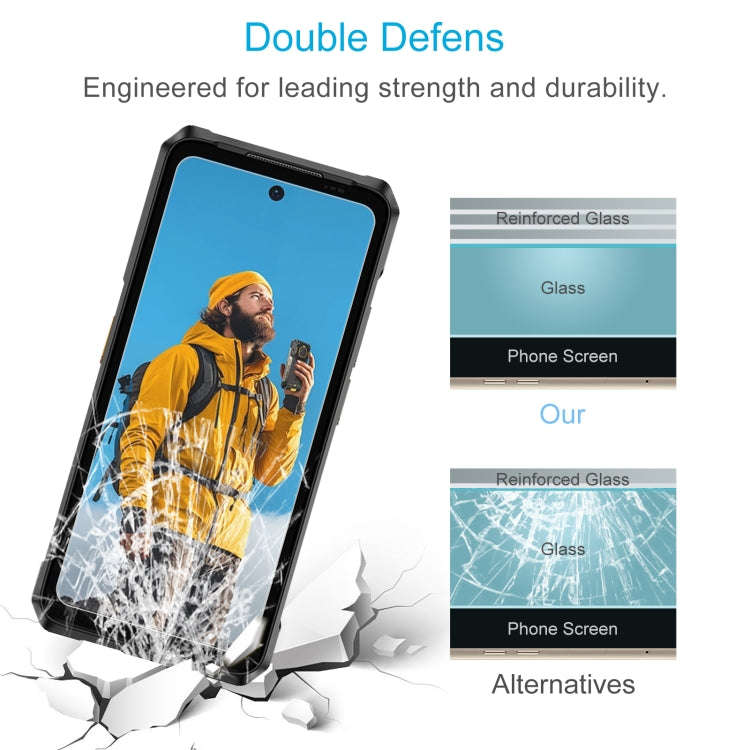 For Ulefone Armor 26 Ultra Walkie-Talkie 50pcs 0.26mm 9H 2.5D Tempered Glass Film
