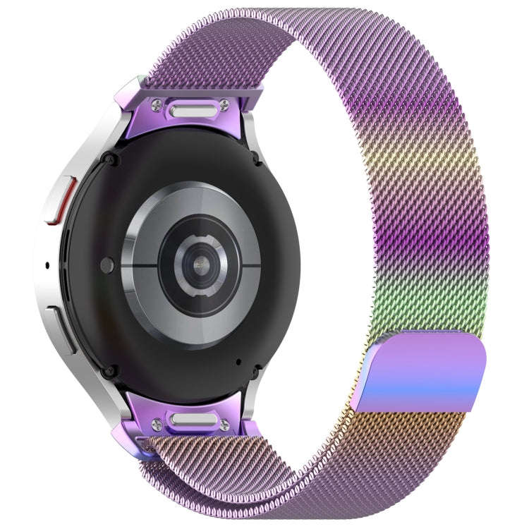 For Samsung Galaxy Watch 6 Button Style Milan Magnetic Metal Watch Band(Colorful)